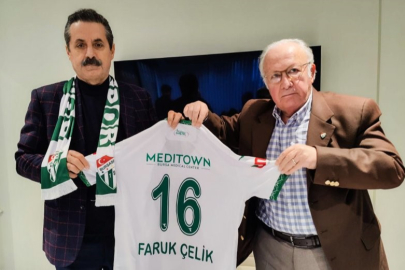 Başkan Sinan Bür'den Faruk Çelik'e ziyaret