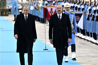 Ankara'da Erdoğan - Aliyev görüşmesi