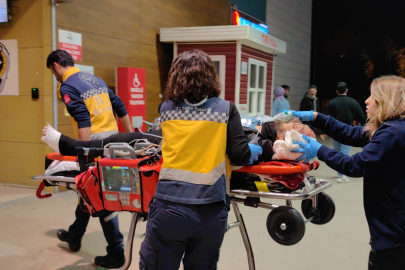 Bursa'da kontrolden çıkan motosiklet 50 metre sürüklendi