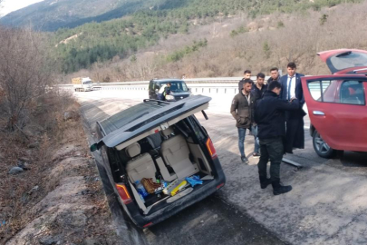 BBP Genel Başkanı Destici'nin aracı kaza yaptı