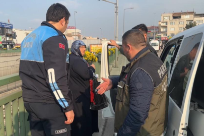 Bursa'da dilenci operasyonu...Polis ve zabıta birer birer topladı
