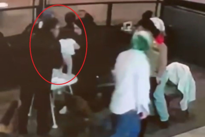 1 yaşındaki çocuğun hayatını kurtaran hareket kamerada...