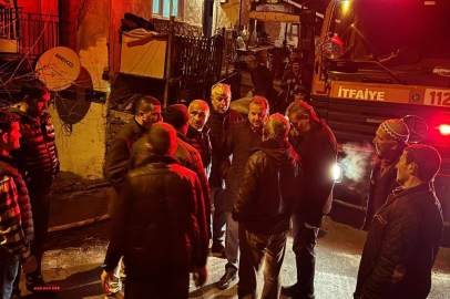 Milletvekilinin ziyareti sırasında köy evinde yangın çıktı