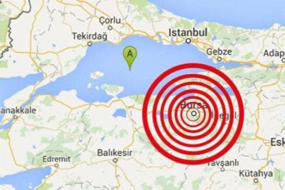 Bursa'da 3,1 şiddetinde deprem!
