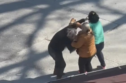 Bursa’da kadınlar saç saça birbirlerine girdi