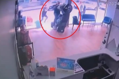 Elini gaz pedalında unuttu, dükkana daldı...