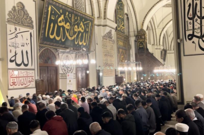 Bursa Ulu Cami'de fetih duası yapıldı