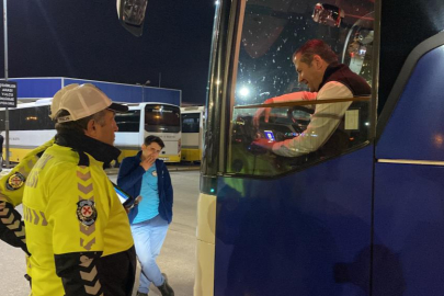 Bursa’da otobüslere bayram denetimi