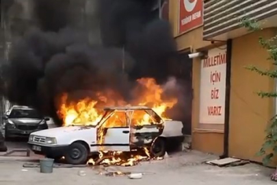 Bursa’da otomobiller alev topuna döndü