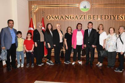Başkan Aydın, 3 günde 3 bin kişiyi ağırladı