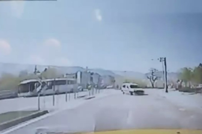 Ters şeride girdi, facianın eşiğinden döndü