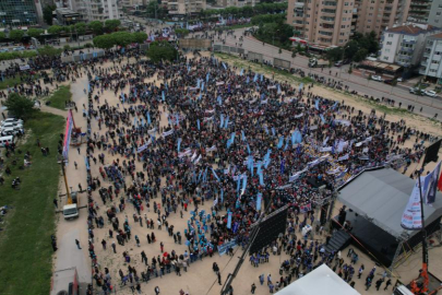 Bursa'da 1 Mayıs coşkusu