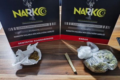 Bursa'da uyuşturucuya geçit yok : 2 gözaltı