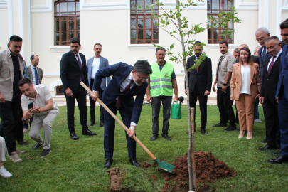 Tarım ve Orman Bakanı Bilecik'te çınar fidanı dikti