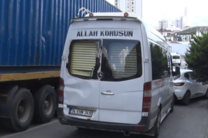 Korkunç kaza! Freni boşalan TIR 5 araca çarptı