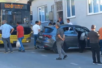 Bursa'da feci kaza: Otobüse çarpmamak için eve daldı