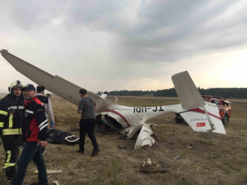 Bursa’da eğitim uçağı düştü, 2 pilot hayatını kaybetti