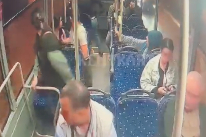 Otobüste yolcuların gözü önünde cinayet