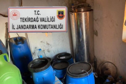 1 ton 165 litre sahte içki ele geçirildi