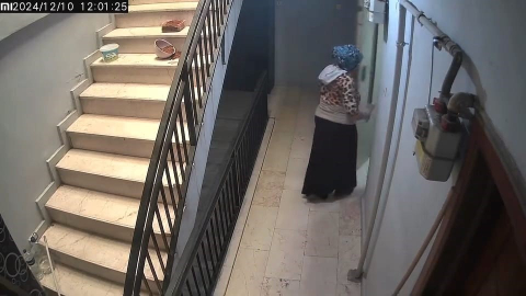 İnegöl’de hırsızı köpek engelledi...O anlar kamerada