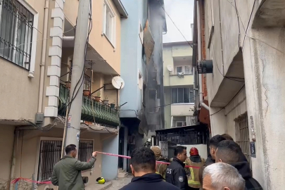Yıldırım'da  4 katlı bina küle döndü