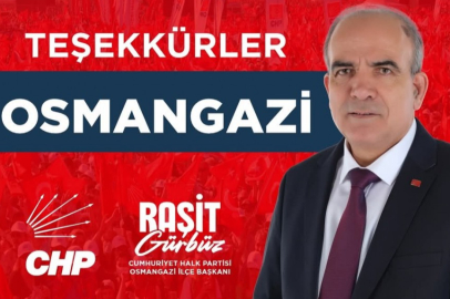 CHP Bursa Osmangazi'de Başkan değişti