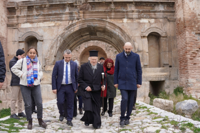 Fener Rum Patriği Bartholomeos'un  İznik ziyareti