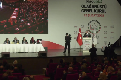 Barolar Birliği Başkanı : "Güce tapmayız, cübbemizi iliklemeyiz" dedi.