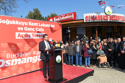 Osmangazi coştu...Soğukkuyu Mahallesi’ne Kent Lokantası ve Genç Kafe