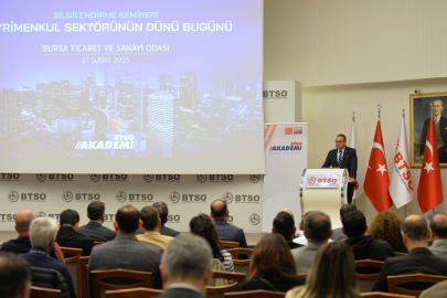 BTSO Akademi’de Gayrimenkul Sektörünün Dünü ve Bugünü Konuşuldu
