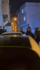 Sokağı boks ringine çevirdiler, o anlar kamerada