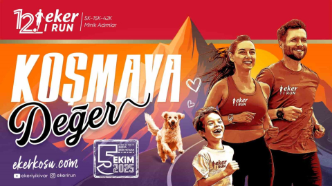Eker I Run bu yıl "Koşmaya Değer" mottosuyla gerçekleştirilecek
