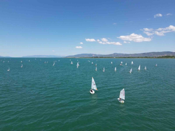 İznik Gölü’nde görsel şölen