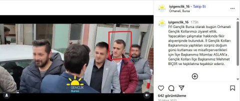 Tutuklanan FETÖ’cü kundakçının, İYİ Parti’deki görüntüleri ortaya çıktı