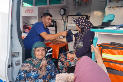 Büyükşehir’den yangın bölgesinde sağlık hizmeti