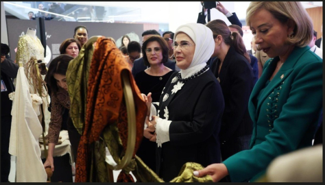 Emine Erdoğan’ın Amerika temaslarına Bursa İpeği damgasını vurdu