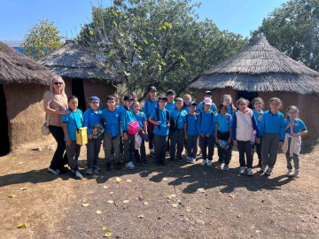 Öğrenciler, Arkeopark’ta arkeolojiyi tanıyor