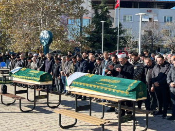 Öldürüp intihar etmişti, kızıyla yanyana toprağa verildi