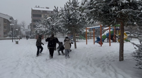 Bingöl’de yoğun kar yağışı