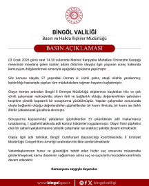 Bingöl’deki cinayette 5 tutuklama