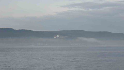 Çanakkale Boğazı, sis sebebiyle gemi geçişlerine kapatıldı