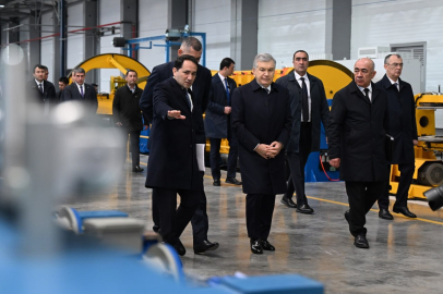 Özbekistan Cumhurbaşkanı Mirziyoyev, Teknopark şirketlerinin faaliyetlerini inceledi