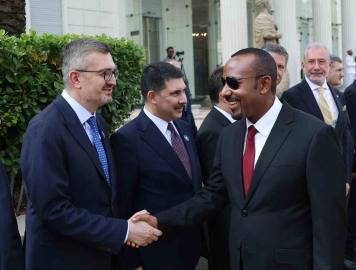 Cumhurbaşkanı Erdoğan, Etiyopya’da resmi törenle karşılandı