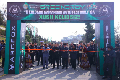 Namangan Otomobil Festivali’ne büyük ilgi