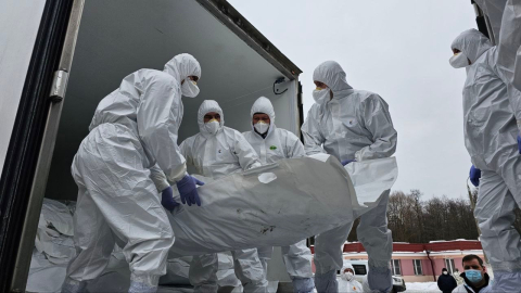 Rusya-Ukrayna arasında cenaze takası