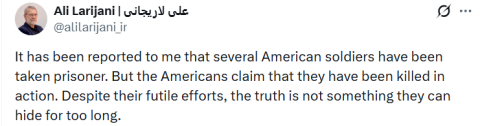 İran’dan esir asker açıklaması geldi, ABD yalanladı