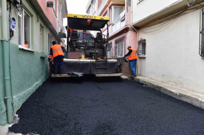 Osmangazi Belediyesi sokakları yenilemeye devam ediyor