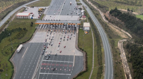 Bursa’da bayram trafiiğine helikopterli denetim