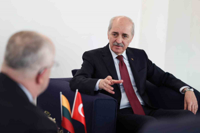 TBMM Başkanı Kurtulmuş, Litvanyalı mevkidaşı Olekas ile görüştü