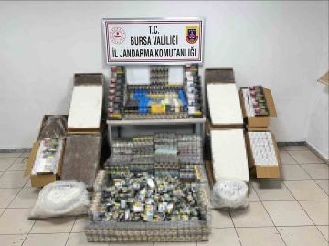 Bursa’da dev operasyon: 65 bin kaçak sigara ve 50 bin makaron ele geçirildi